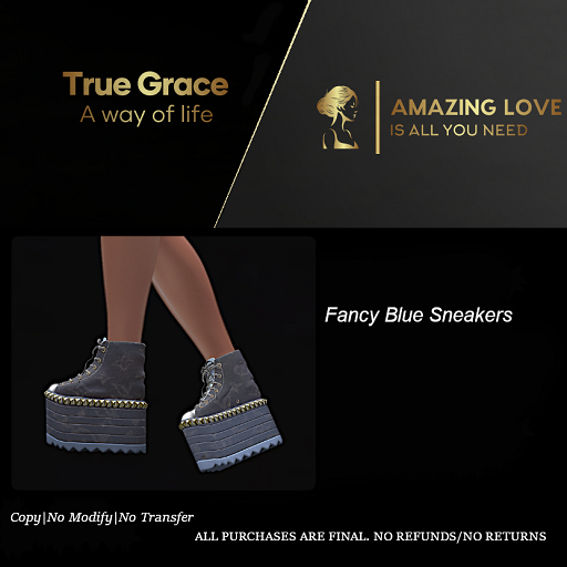 Fancy Blue Sneakers - Legacy