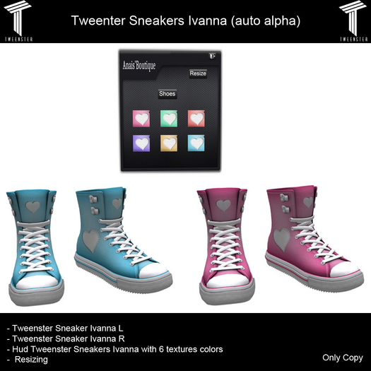 Tweenter Sneakers Ivanna DEMO (auto alpha)