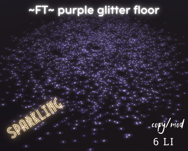 ~FT~ purple glitter floor