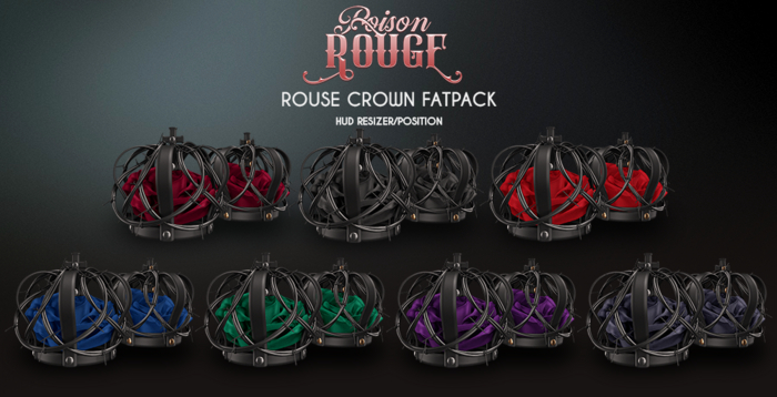 POISON ROUGE Rouse Crown FATPACK