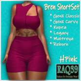 [R39] Bren ShortSet-HPink