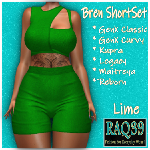 [R39] Bren ShortSet-Lime