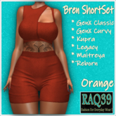 [R39] Bren ShortSet-Orange