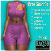 [R39] Bren ShortSet-Pink