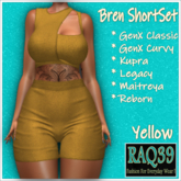 [R39] Bren ShortSet-Yellow