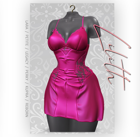 MAAI Lilith negligee * Fuchsia