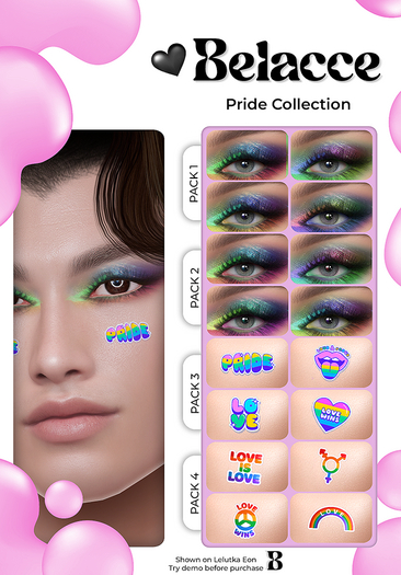 [BELACCE] Pride Stickers Collection Pack 2