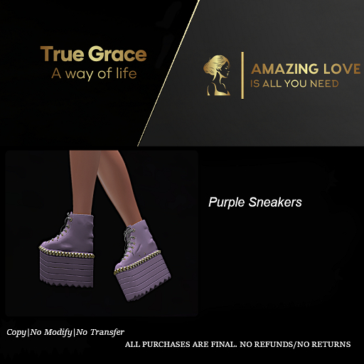 Purple Sneakers - Reborn
