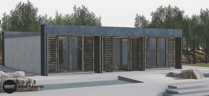 17. CONCEPT} CASA PARADISO. House. RARE