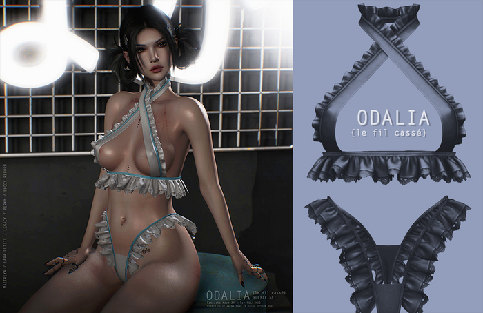 {le fil cassé} Odalia Set Graphite