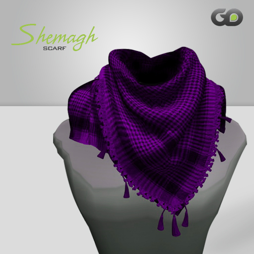 [GD] Shemagh Scarf - Purple