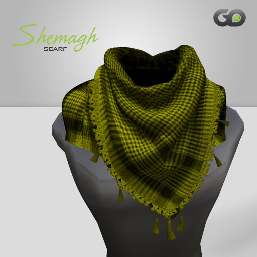 [GD] Shemagh Scarf - Yellow