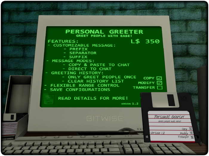 Personal Greeter Hud [UPDATED v1.2]