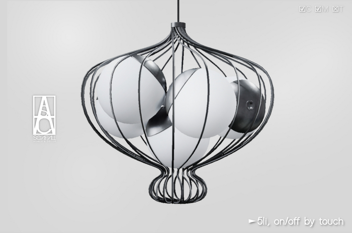 - Scafall - Lupine / Cage Chandelier