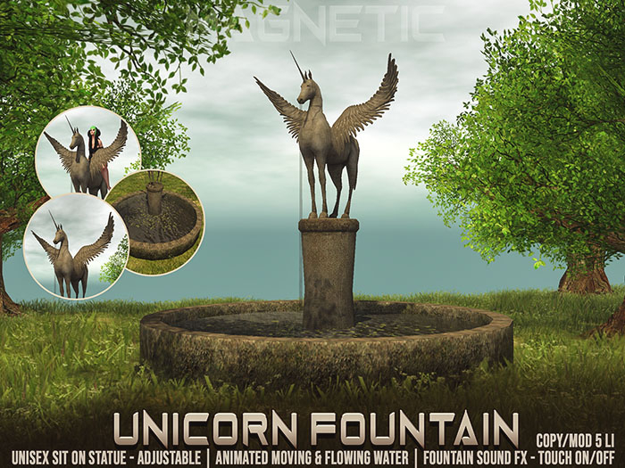 Magnetic - Unicorn Fountain
