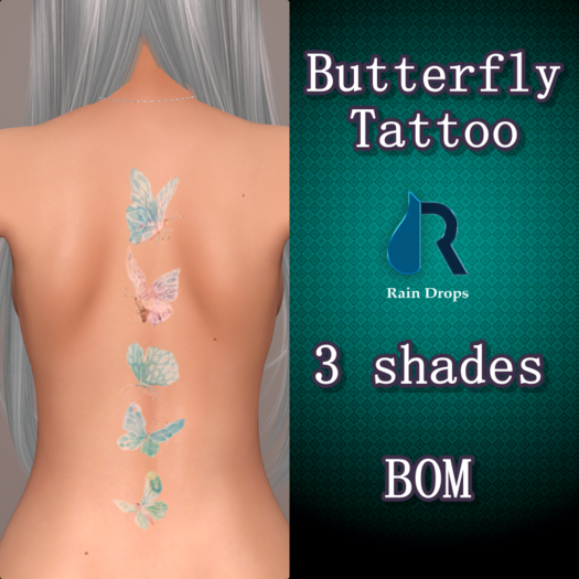 RD - Butterfly  Bom Tattoo