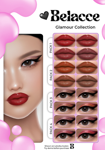[BELACCE] Glamour Lipstick Collection Pack 2