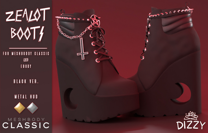 Dizzy - Zealot Boots - Black