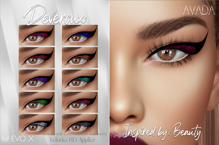 Avada Deveroux Eyeshadow - Lelutka Evo(X) - DEMO