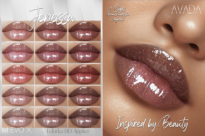 Avada Jenessa Lipstick - Lelutka Evo(X) - Demo