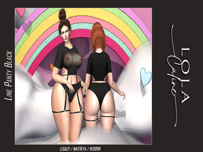 BOX LOLA.Caline Panty Line BLACK