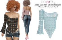 adorsy - Emmy Bodysuit Light Blue - Maitreya/Legacy-Nerido/Lara Petite/Reborn-Juicy
