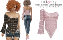 adorsy - Emmy Bodysuit Soft Pink - Maitreya/Legacy-Nerido/Lara Petite/Reborn-Juicy