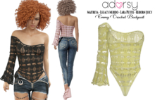 adorsy - Emmy Bodysuit Yellow - Maitreya/Legacy-Nerido/Lara Petite/Reborn-Juicy