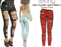 adorsy - Emmy Pants Deep Red - Maitreya/Legacy-Nerido/Lara Petite/Reborn-Juicy