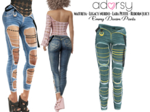 adorsy - Emmy Denim Pants Petrol - Maitreya/Legacy-Nerido/Lara Petite/Reborn-Juicy