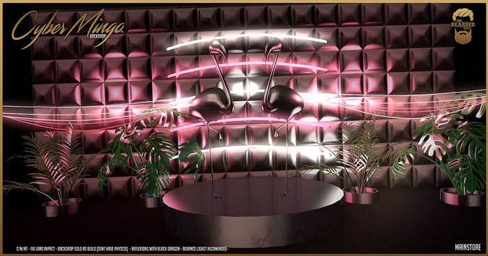 Cyber Mingo Backdrop - The Bearded Guy