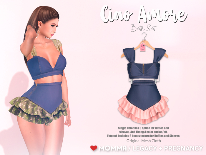 Ciao Amore! - Beth Set Navy