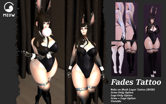 [Meowshmellow] Arms & Legs Fades Tintable (BOM)
