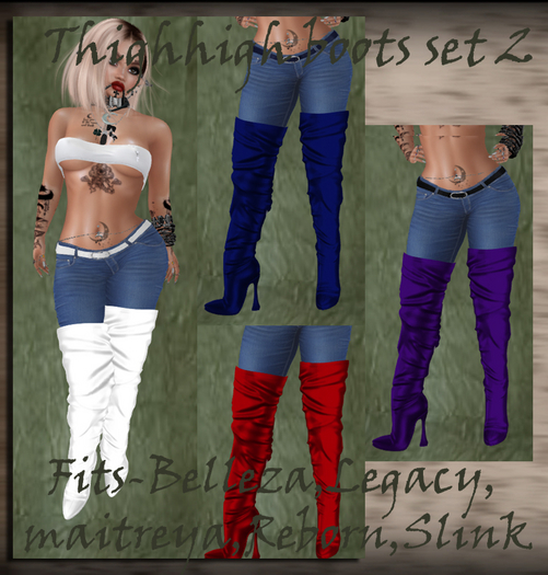 Thighhigh boots fatpack set 2