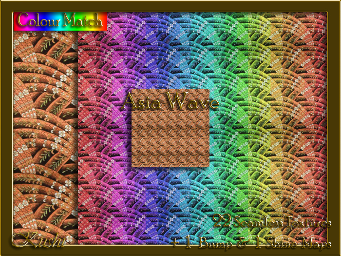 Asia Wave Seamless Texture Pack