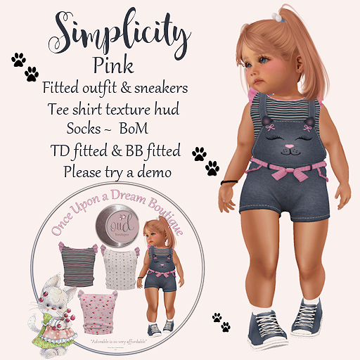 OUD Simplicity Pink TD BB Fitted