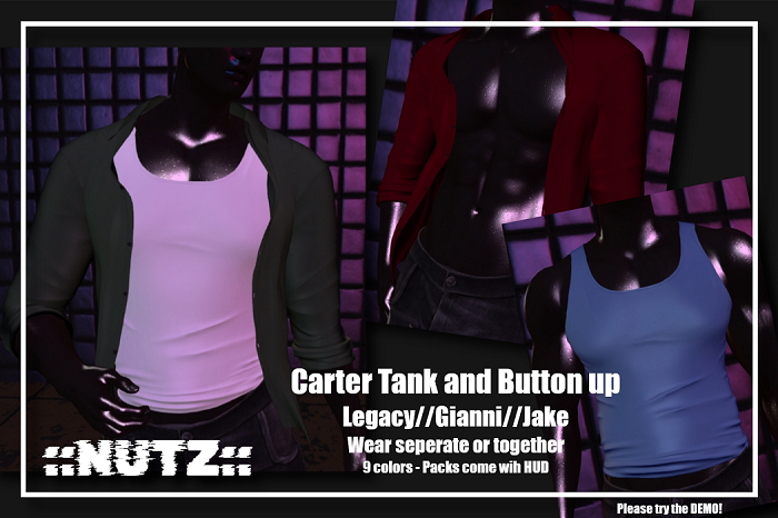 ::NUTZ:: Carter Button Up (Blue)