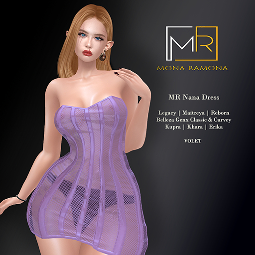 MR NANA DRESS Violet