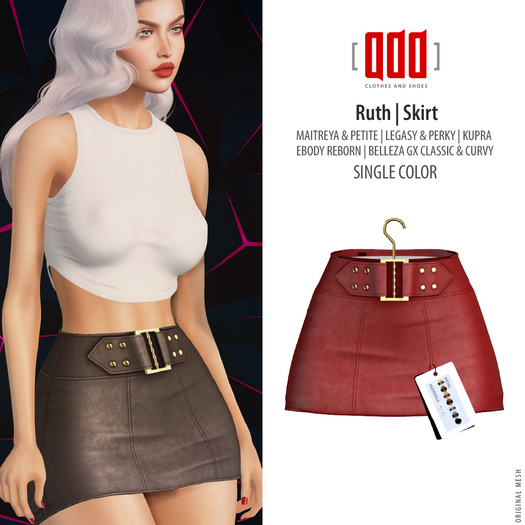 [ADD] Ruth Skirt - Red