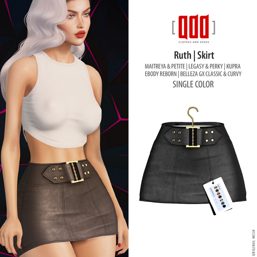 [ADD] Ruth Skirt - Black