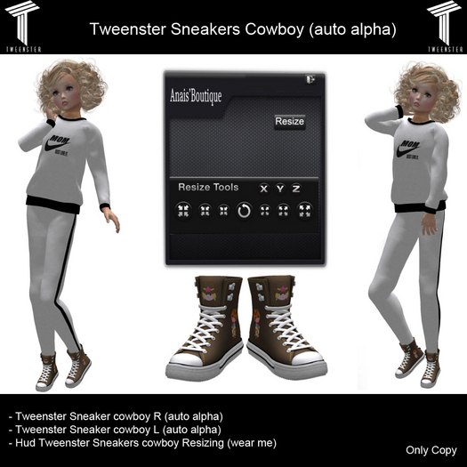 Tweenster Sneakers Cowboy (auto alpha)