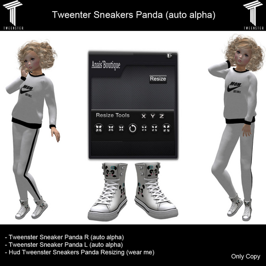 Tweenster Sneakers Panda (auto alpha)