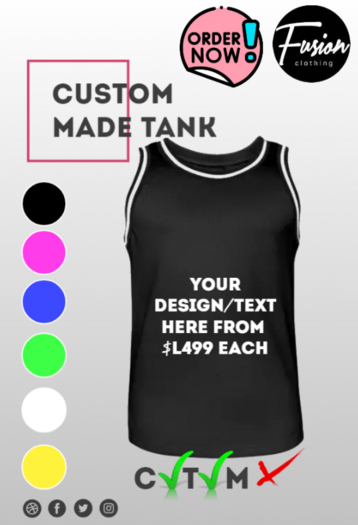 Second Life Marketplace - [Fusion Fashion Delivery Hud] - Custom Made Tanks