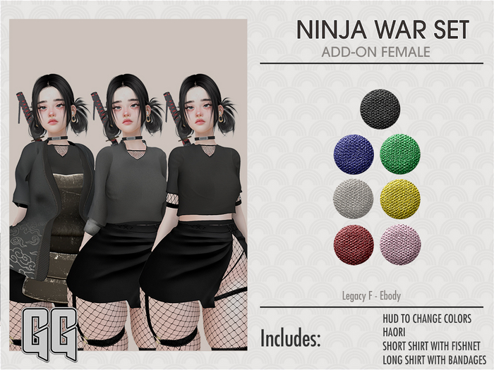 [GG] WAR SET: ADDONS - UNPACKER - FEMALE