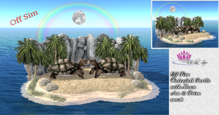 MICSHA-OFF SIM TURTLE WITH MOON