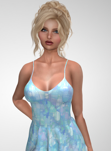 ZJ'S SEANA SUN DRESS DREAMY BLUE"MAITREYA,FREYA,HG,KUPRA ORIGINAL,KUPRA BIMBO,PERKY,EBODY CURVY,LEGACY CLASSIC,LEGACY 