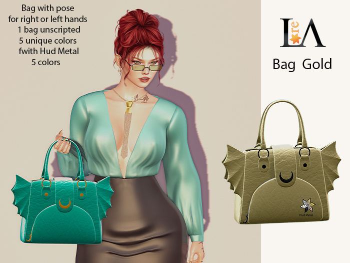 LA-Unpack Bag Vamp Gold