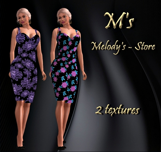 M's - 2 DRESSES  on straps with a neckline...