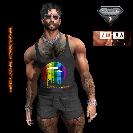 HOTLINE PRIDE DUDE TANK TOP