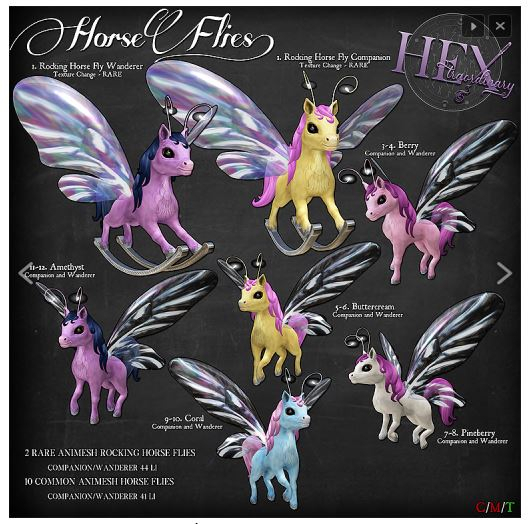 2. HEXtraordinary Rocking Horse Fly Companion RARE